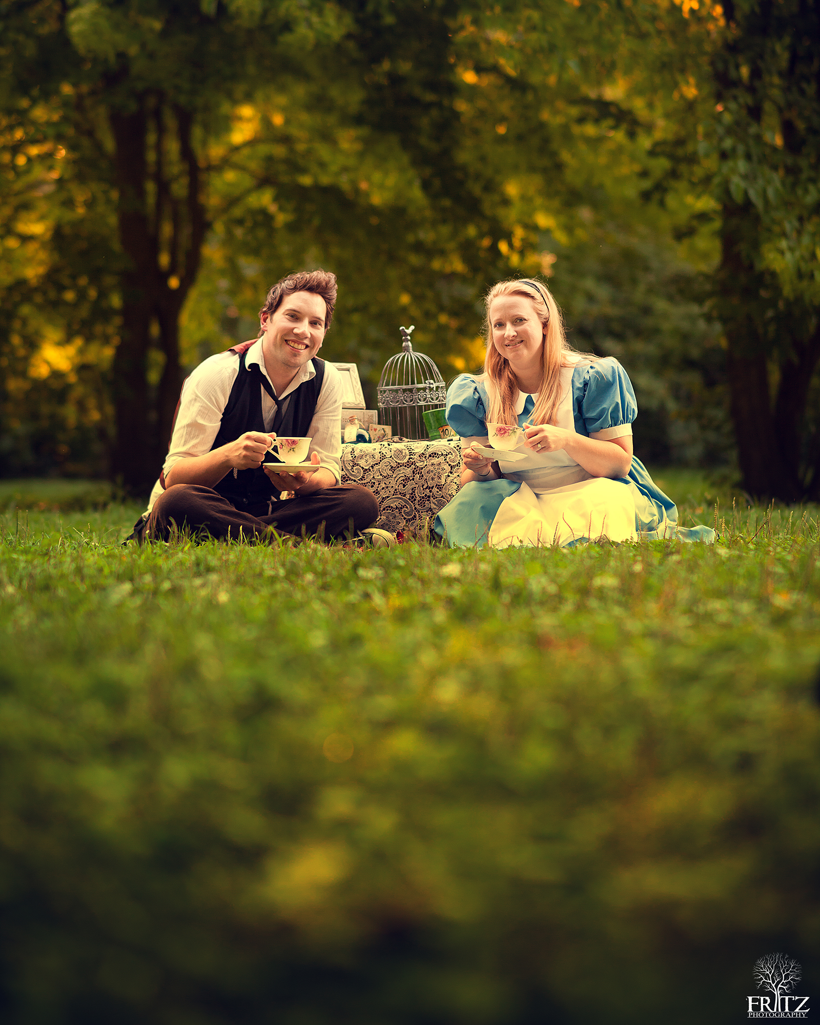 Alice in Wonderland Engagement - Elizabeth Park - Hartford,CT - Fritz Photography - CT Wedding Photographer