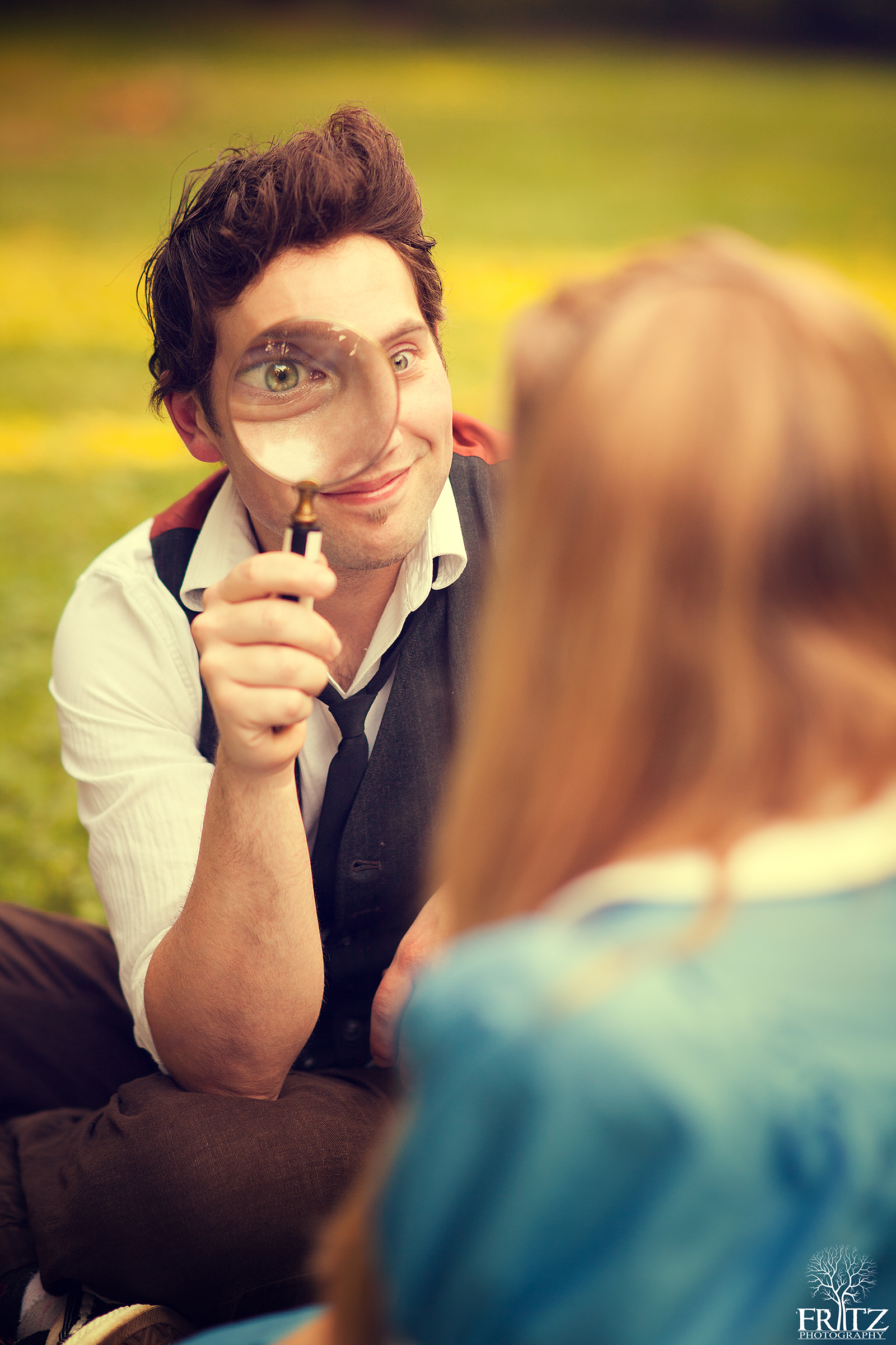 Alice in Wonderland Engagement - Elizabeth Park - Hartford,CT - Fritz Photography - CT Wedding Photographer