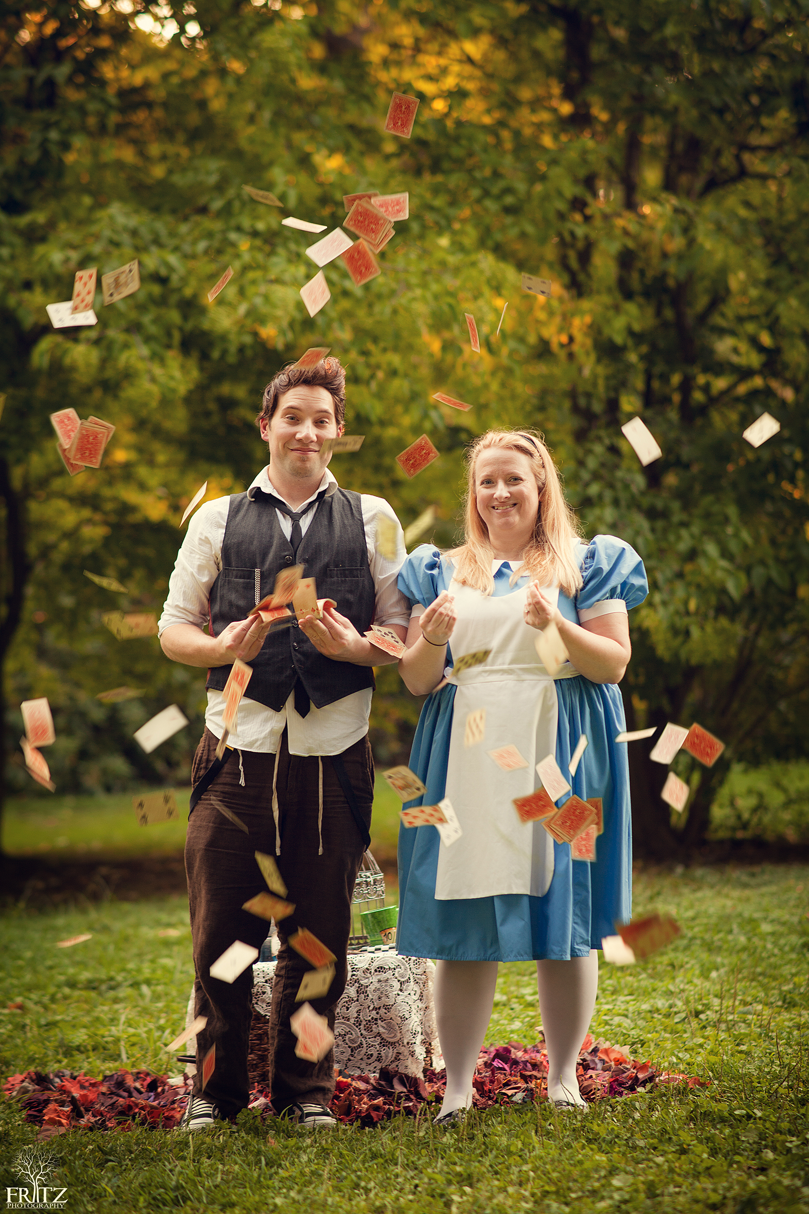 Alice in Wonderland Engagement - Elizabeth Park - Hartford,CT - Fritz Photography - CT Wedding Photographer