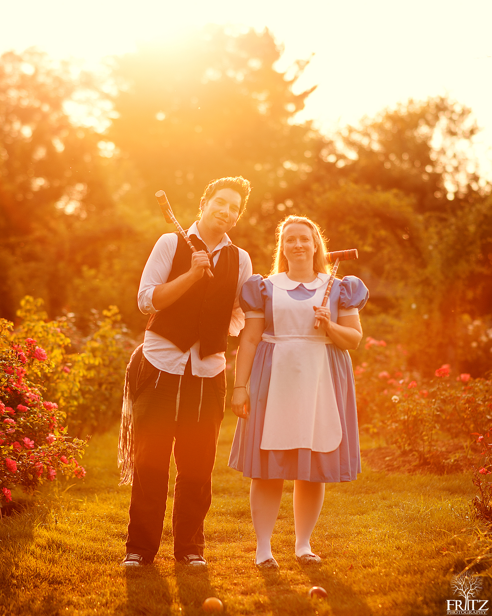 Alice in Wonderland Engagement - Elizabeth Park - Hartford,CT - Fritz Photography - CT Wedding Photographer