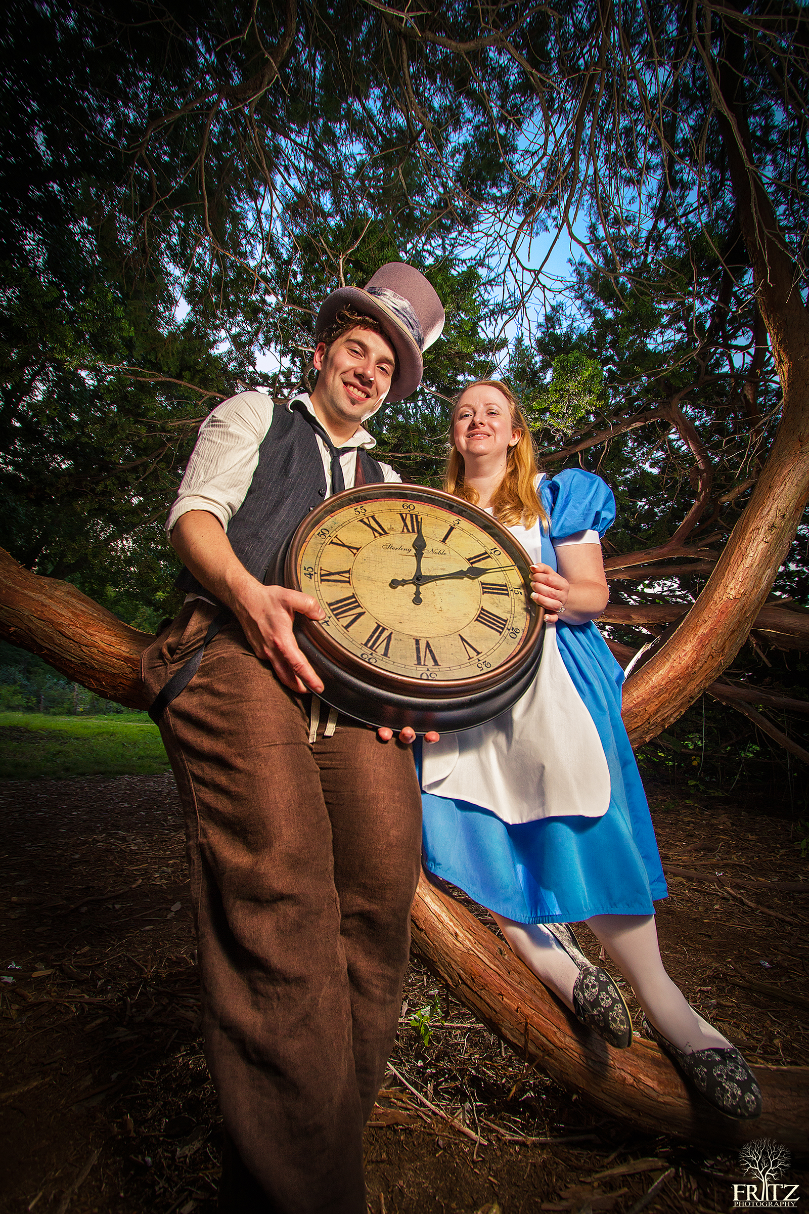 Alice in Wonderland Engagement - Elizabeth Park - Hartford,CT - Fritz Photography - CT Wedding Photographer