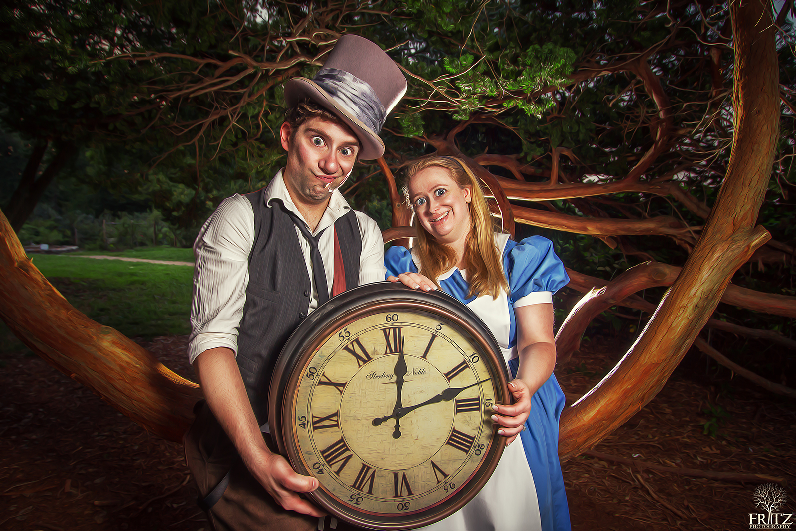 Alice in Wonderland Engagement - Elizabeth Park - Hartford,CT - Fritz Photography - CT Wedding Photographer