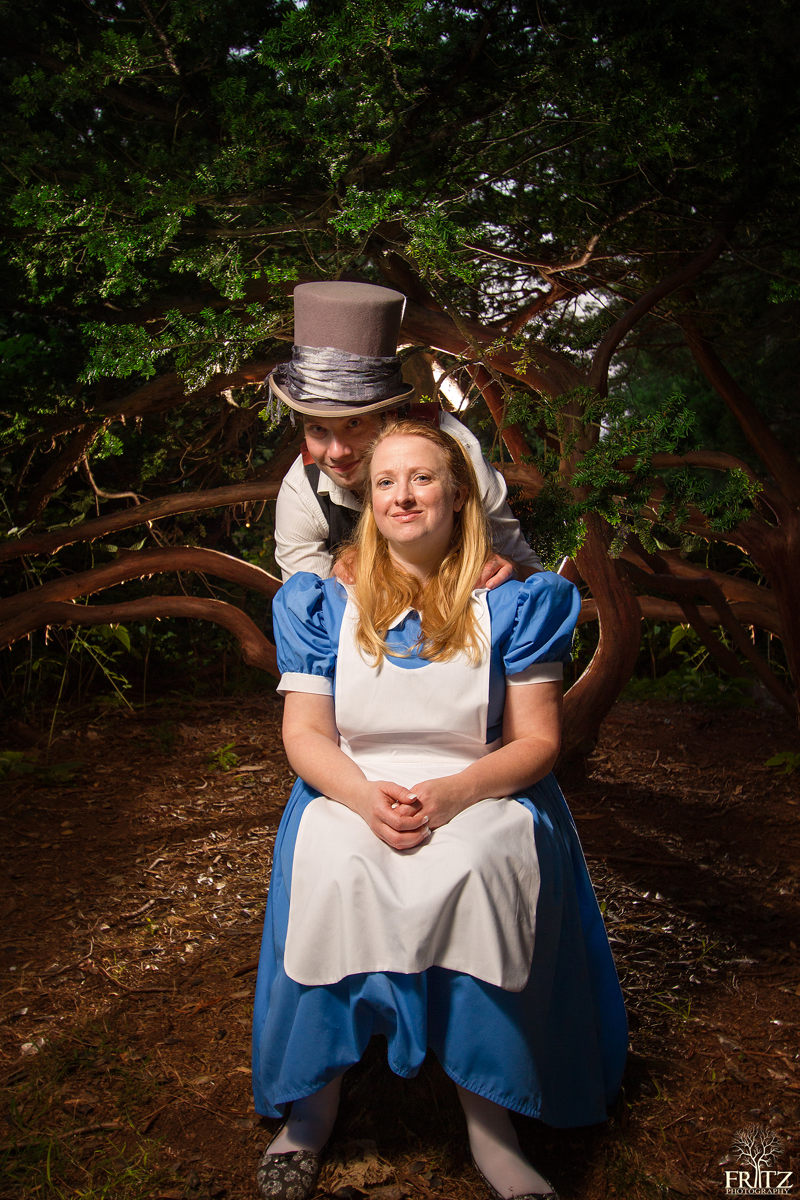 Alice in Wonderland Engagement - Elizabeth Park - Hartford,CT - Fritz Photography - CT Wedding Photographer