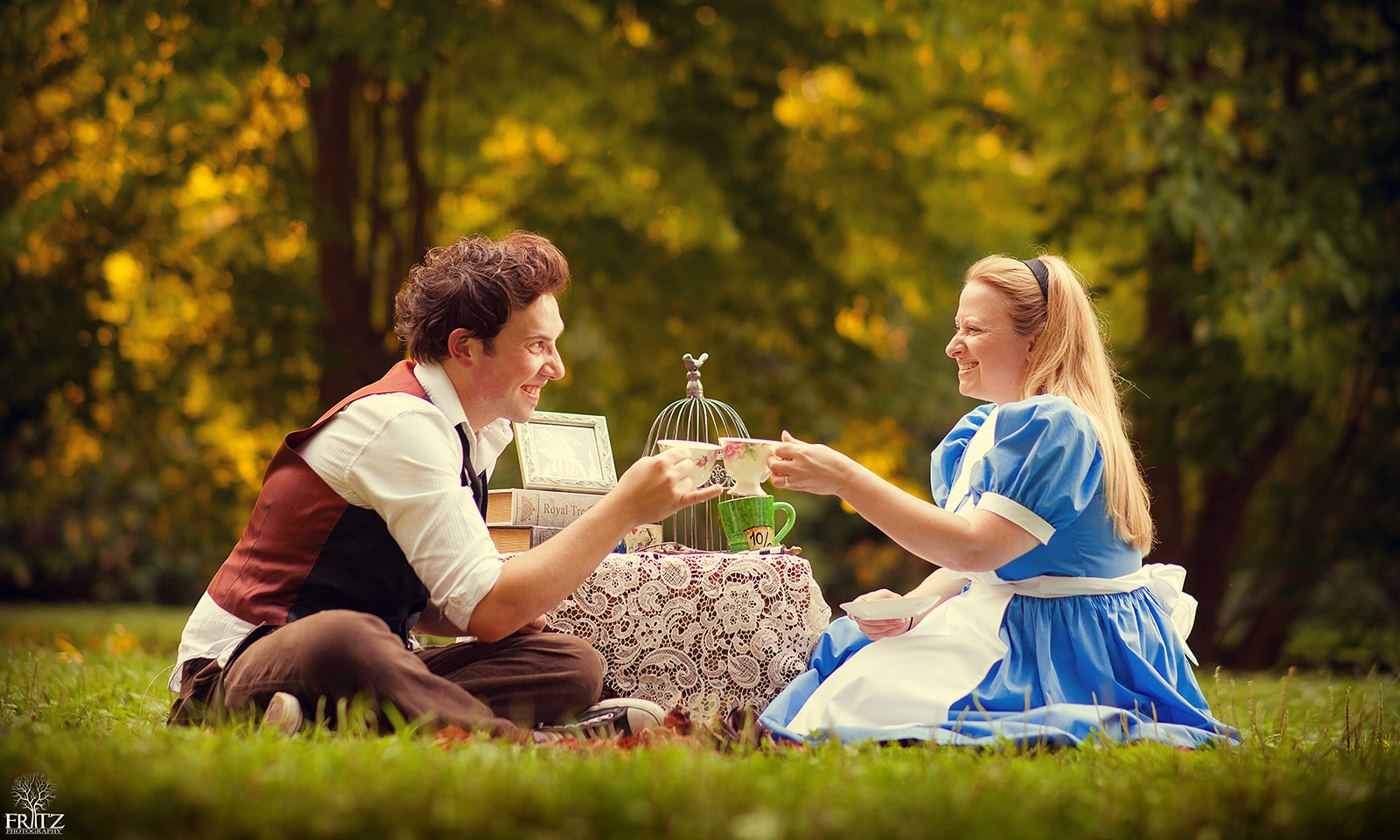 Alice in Wonderland Engagement - Elizabeth Park - Hartford,CT - Fritz Photography - CT Wedding Photographer