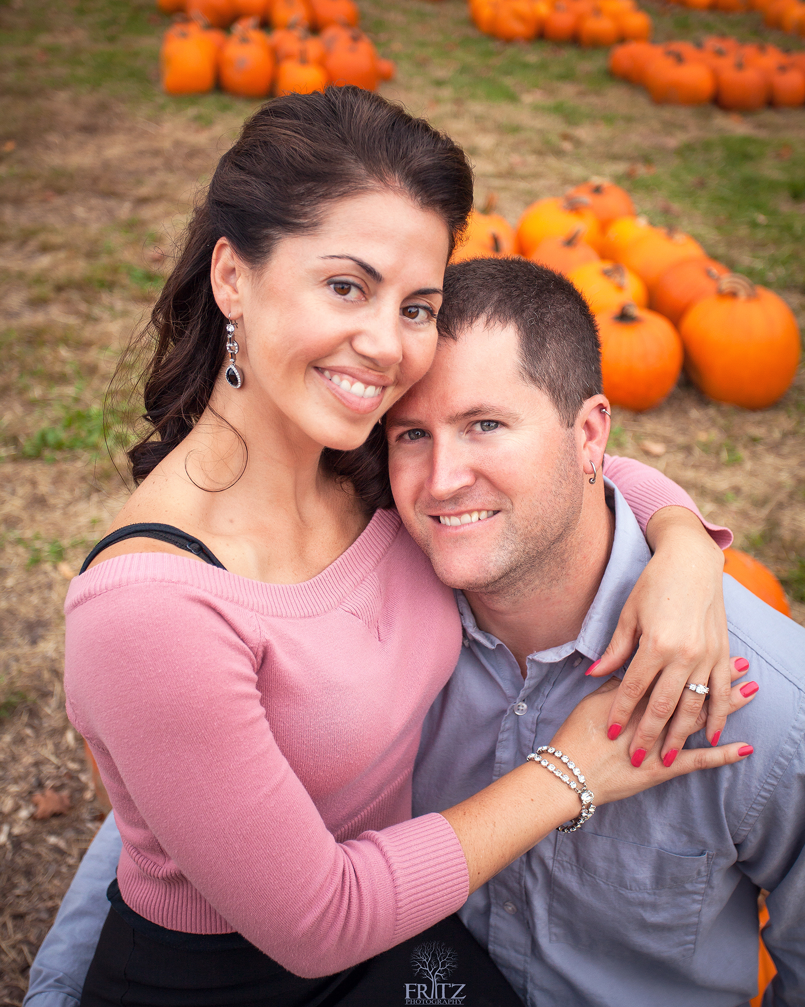 Rose Orchard Engagement Session - Fall Engagement Session - Fritz Photography