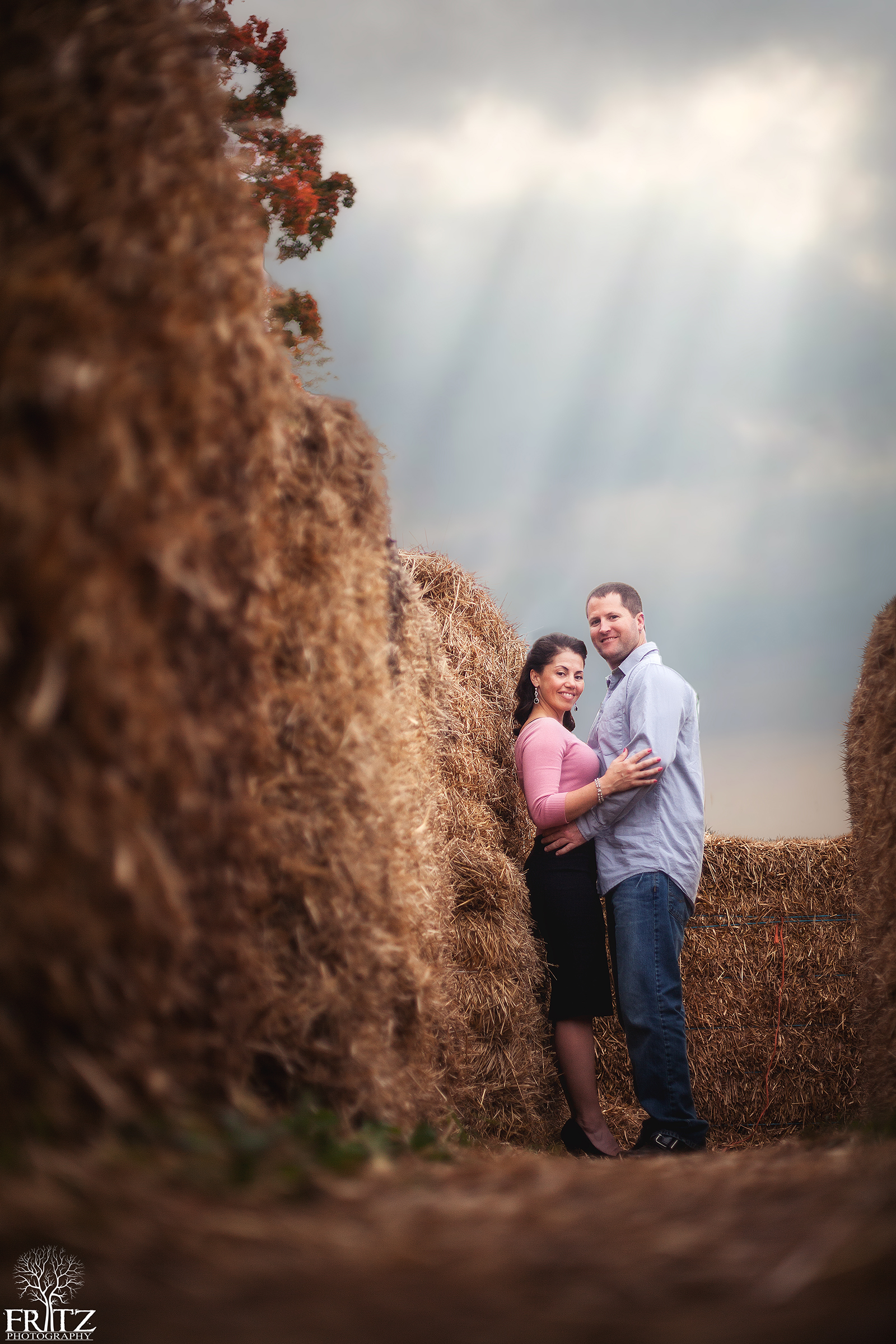 Rose Orchard Engagement Session - Fall Engagement Session - Fritz Photography