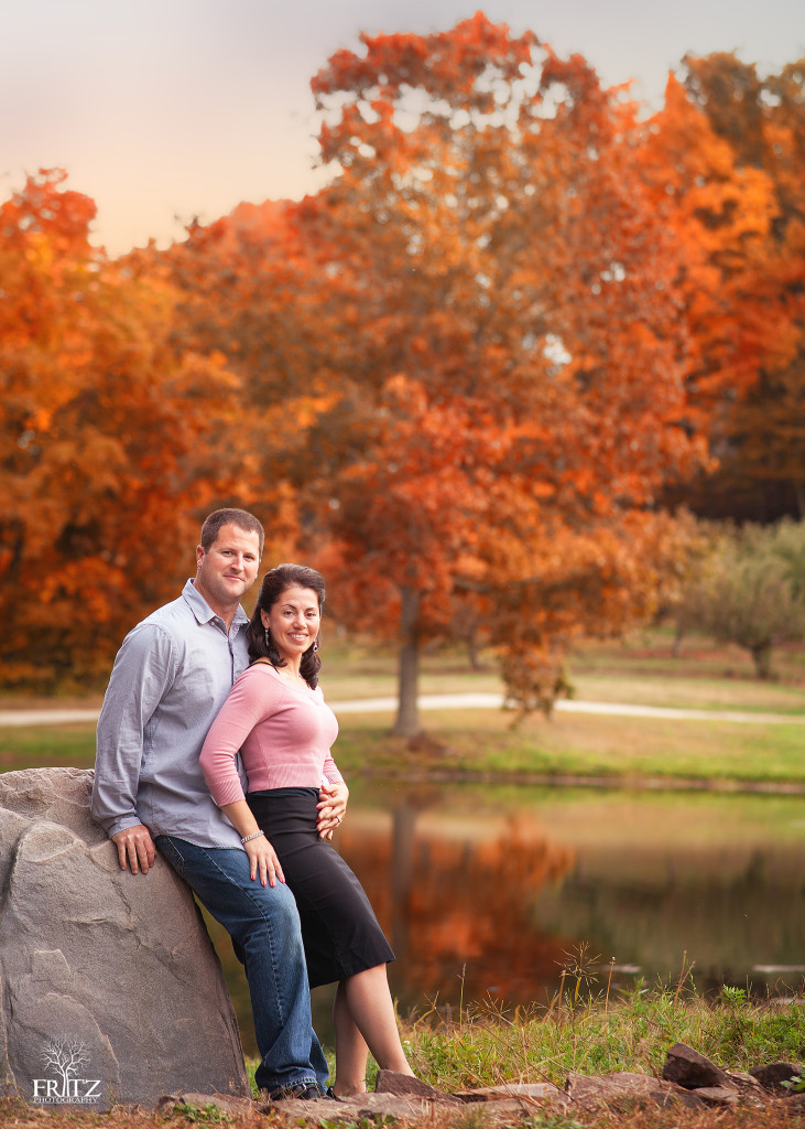 Rose Orchard Engagement Session - Fall Engagement Session - Fritz Photography