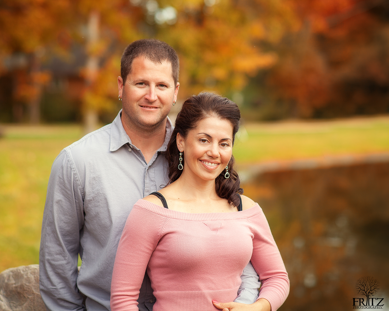 Rose Orchard Engagement Session - Fall Engagement Session - Fritz Photography