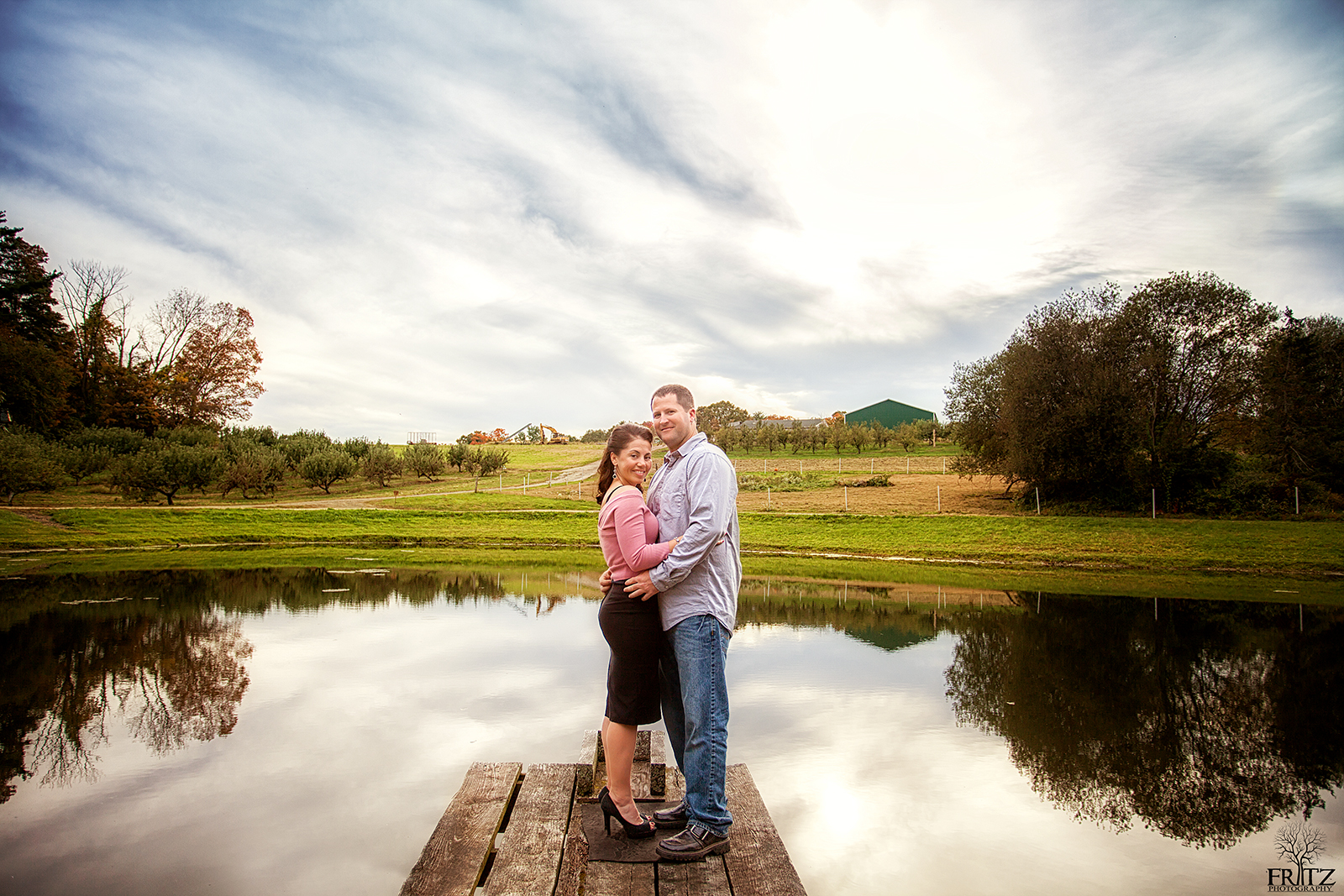 Rose Orchard Engagement Session - Fall Engagement Session - Fritz Photography