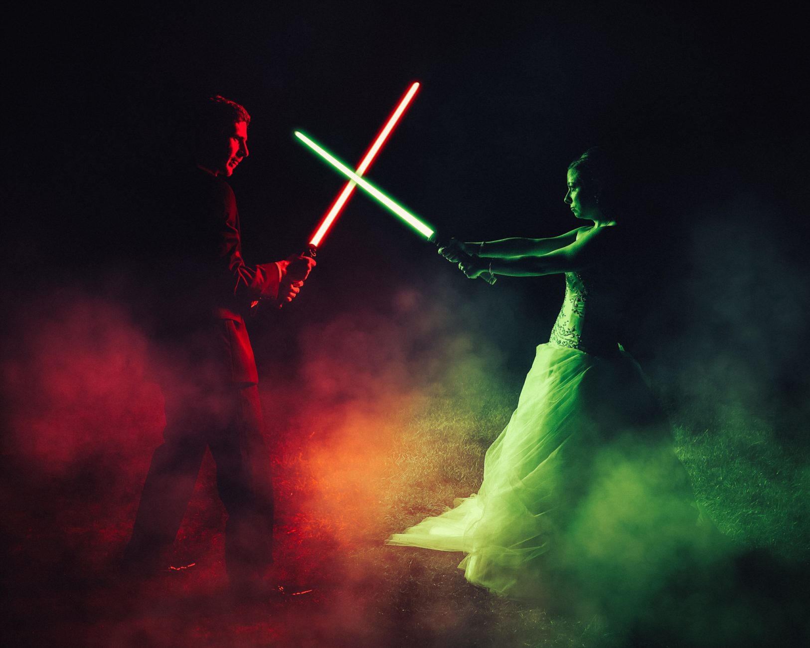 Star Wars Wedding Photo